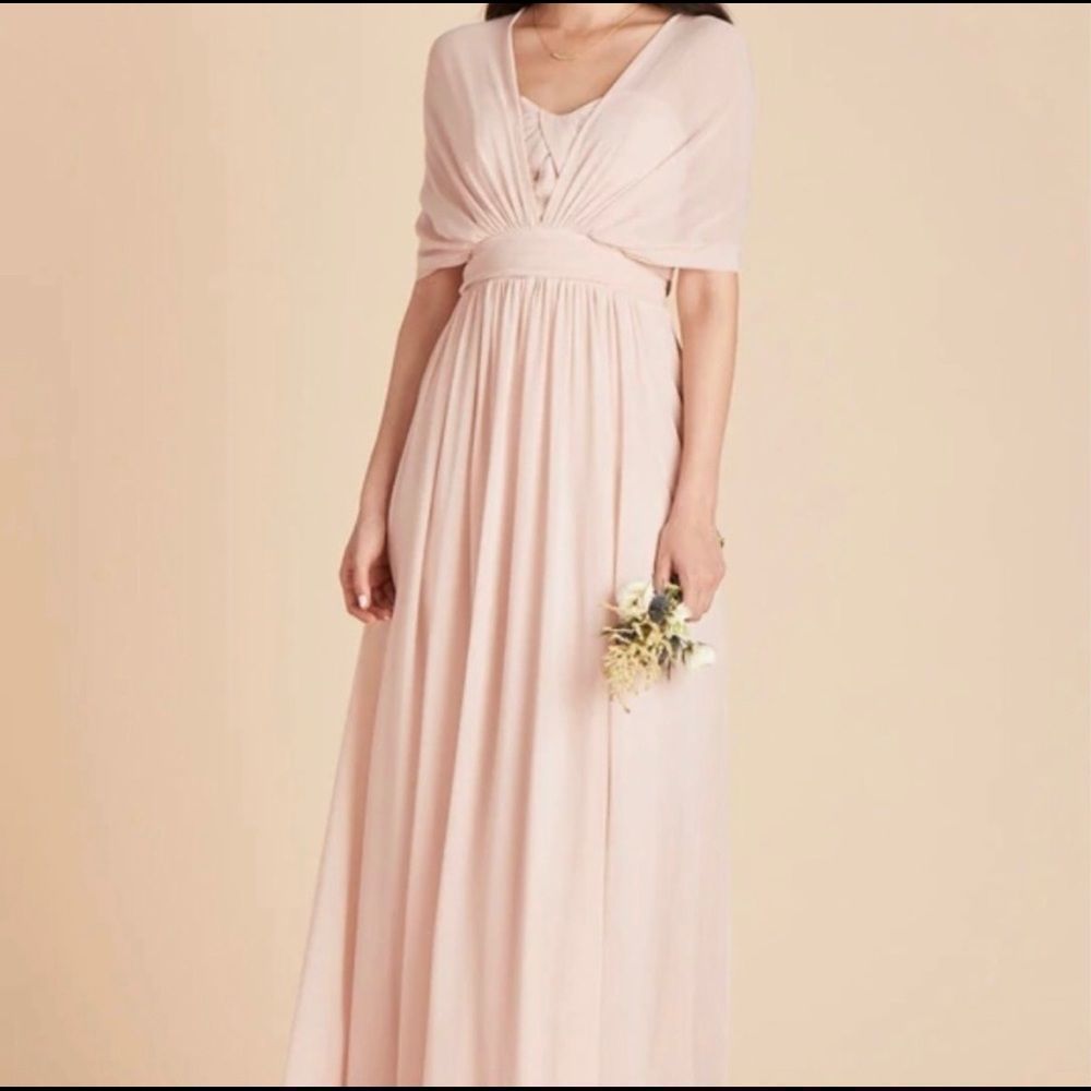 Birdy Grey Grace‎ Convertible Pink Dress Wedding Prom Special Occasion Sz Sm